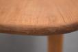 Asymmetric 1950s design solid oak coffee table - view 10