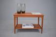 Midcentury teak sidetable with 2 tiers  - view 7