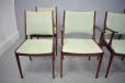 Vintage rosewood set of 6 dining chairs for reupholstery