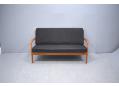France & Son 1960s 2 seat teak framed model 128 sofa 