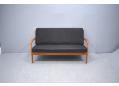 France & Son 1960s 2 seat teak framed model 128 sofa 