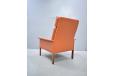 Hans Olsen vintage leather armchair with high back  - view 5