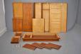 Spacious 3-door wardrobe in vintage teak - view 11