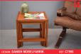 Vintage teak cube design nest of tables - view 1