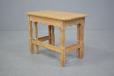 Danish design nest of 2 solid oak side tables