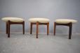 Svend Ellekaer designed stools to match the table, all in rosewood