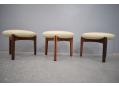 Svend Ellekaer designed stools to match the table, all in rosewood