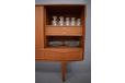 Teak short sideboard designed 1960s by E W Bach