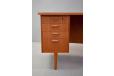 Feldballes Mobelfabrik production teak desk designed in 1956 by kai Kristiansen