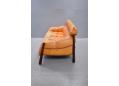 Vintage Brazilian sofa on rosewood legs designed by Percival lafer