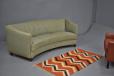 Danish master cabinet maker made 3 seat sofa with curved frame - For sale at Danish homestore 