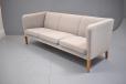 High sides 3 seat sofa made 1950 by Arne Poulsen designed by Hans Wegner