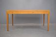 Light oak Model 36 desk with 4 drawers by Severin Hansen
