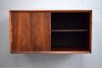 Vintage rosewood sliding door storage cabinet | CADO SPARES - view 6