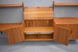 Modular teak 3-bay FM System by Kai Kristiansen - view 7