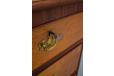 The drawers all feature a lock and brass handles, 1 key is supplied.