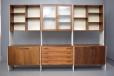 Freestanding FM system in rosewood by Kai Kristiansen - view 3
