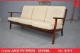 Vintage teak 3 seat sofa by GETAMA  - view 1