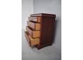 Mahogany 4 drawer antique chest | Biedermeier period - view 10