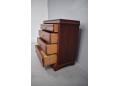 Mahogany 4 drawer antique chest | Biedermeier period - view 10