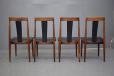 Set of 4 dining chairs designed by Hans Olsen for Frem Rojle