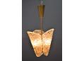 Palwa 1960s crystal pendant light made in West Germany.