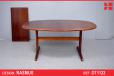 Vintage oval top dining table produced by Rasmus - view 1