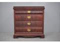 Mahogany 4 drawer antique chest | Biedermeier period - view 2