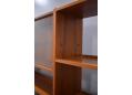 Danish dismantlable wall unit cosisting of 3 open back sections.