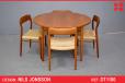 Nils Jonsson dining table in vintage teak | Model MALTA - view 1