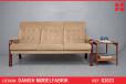 Highbacked 3 seat sofa with shallow frame  - view 1