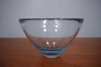 Blue handblown glass bowl designed by Per Lutken - view 4