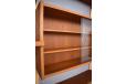 1953 Prebend Sorensen design teak modular shelving system with adjustable cabinets and shelves