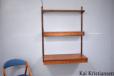 Kai Kristiansen rosewood FM system with light shelf and desk  - view 1