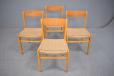 Vintage beech frame dining chairs from DUX, Sweden - view 5