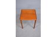 Vintage teak square top end table | E.W Bach - view 5