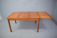 henry Kjaernulf design teak dining table produced by Vejle Stole and Mobelfabrik