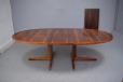 John Mortensen design oval extending dining table in vintage rosewood - view 6