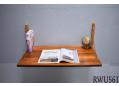 Independent wall shelf in rosewood | 45cm deep