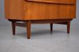 Chest of 6 drawers in vintage teak with locking top drawer - view 11