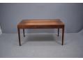 Vintage rosewood 4 drawer desk designed by Severin Hansen for Haslev	