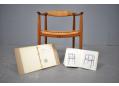 Stunning vintage teak frame THE CHAIR designed by Wegner for Johannes hansen
