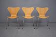 Arne Jacobsen design beech series 7 dining chair - view 2