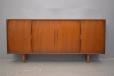 teak sideboard with easy slide doors and internal drawers & Drinks section