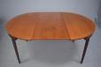 Frem Rojle production teak dinette dining table and 6 matching chairs
