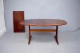 Vintage oval top dining table produced by Rasmus - view 2