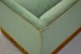 Danish Cabinetmaker production 2 seater box frame sofa in original green upholstery