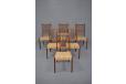 Vintage teak High back dining chair frames with new webbing ready for reupholstery