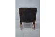 Ole Wanscher design vintage rosewood armchair with black leather upholstery