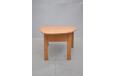 Asymmetric 1950s design solid oak coffee table - view 8
